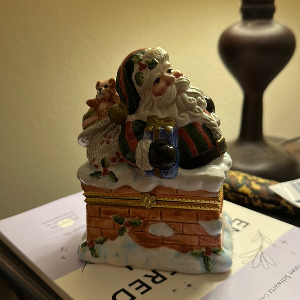 Christmas trinket box